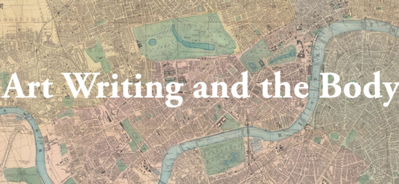Art Writing and the Body