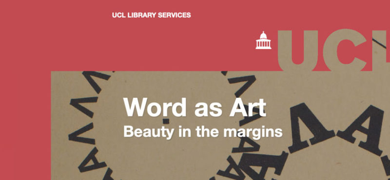 Word as Art. Beauty in the Margins
