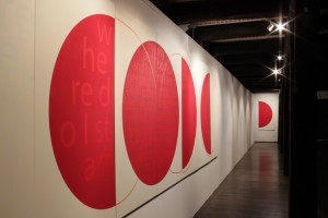 MalgoDawidek_Circle_acrylic on canvas_poliptyk_160x640cm_2013 